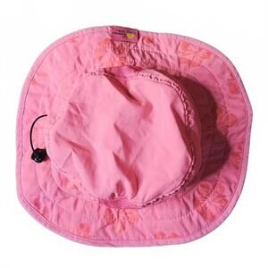 Pink Sun Protection Zone Bucket Hat